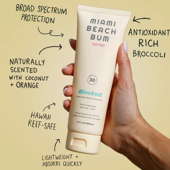 Miami Beach Bum Sunscreen 30 SPF 6oz - Picture 2 of 5